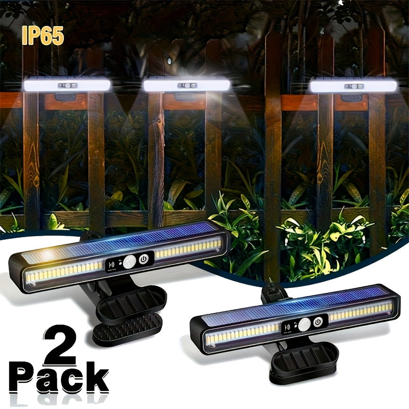Outdoor Lighting Portable - 클립형 태양광 모션 라이트, 방수 야외용,