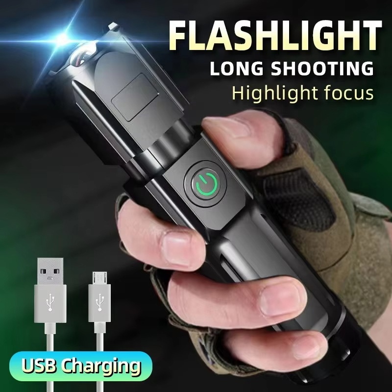 Outdoor Lighting The Range - 다기능 USB 라이트 손전등 USB 충전식