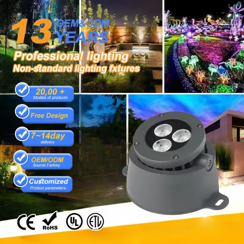 Led Flood Light - 6000-6500K 따뜻한 백색 다이캐스팅 알루미늄 +