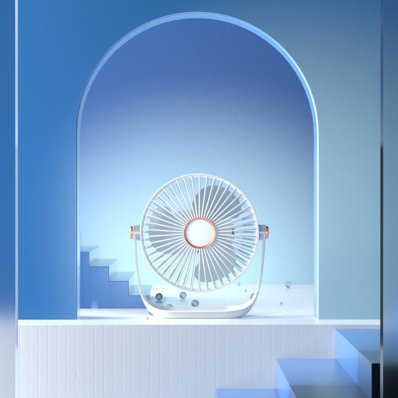 Outdoor Lighting For Home - 휴대용 미니 데스크탑 팬 조명 각도