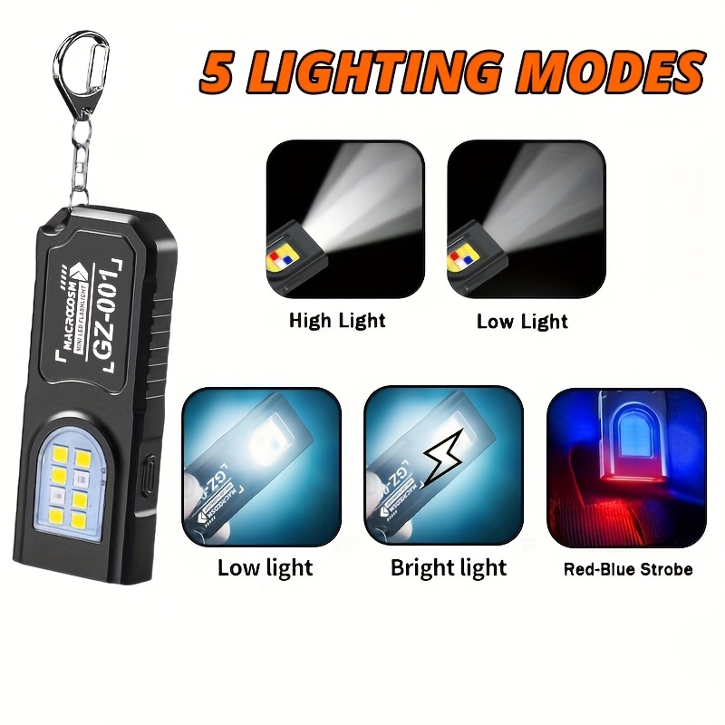 LED COB 손전등 타입 C 충전식 휴대용 미니 토치 - Led Flood Light 리뷰 및 가격
