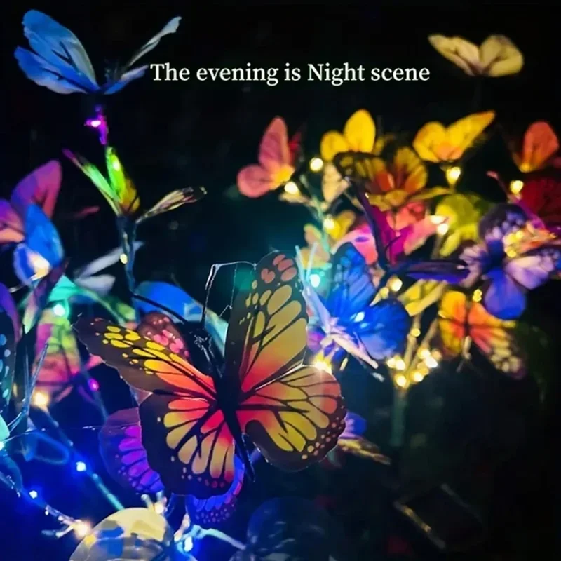 태양 LED 나비 정원 조명 마당 파티오 축제 크리스마 - Outdoor Lighting Xmas 리뷰 및 가격