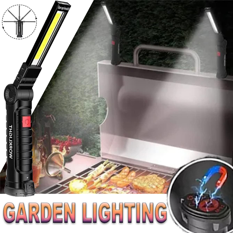 마그네틱 후크가있는 휴대용 LED 손전등 야외 수리 작 - Outdoor Lighting Panel 리뷰 및 가격