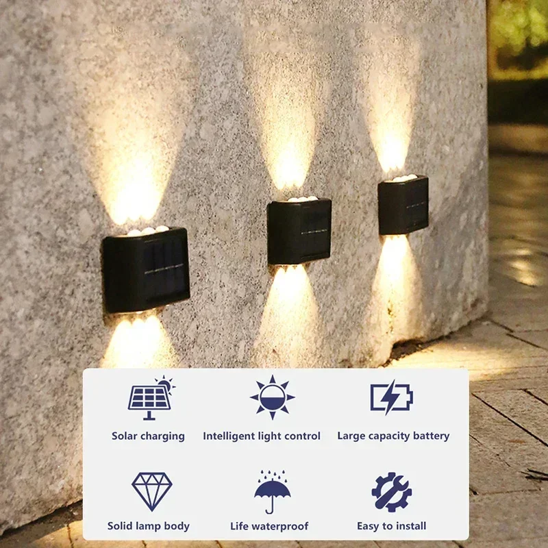LED 태양광 조명 야외 방수 솔라 벽등 위아래 발광  - Outdoor Lighting Panel 리뷰 및 가격