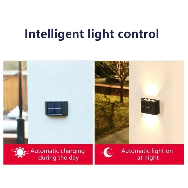 LED 태양광 조명 야외 방수 솔라 벽등 위아래 발광  - Outdoor Lighting Panel 리뷰 및 가격