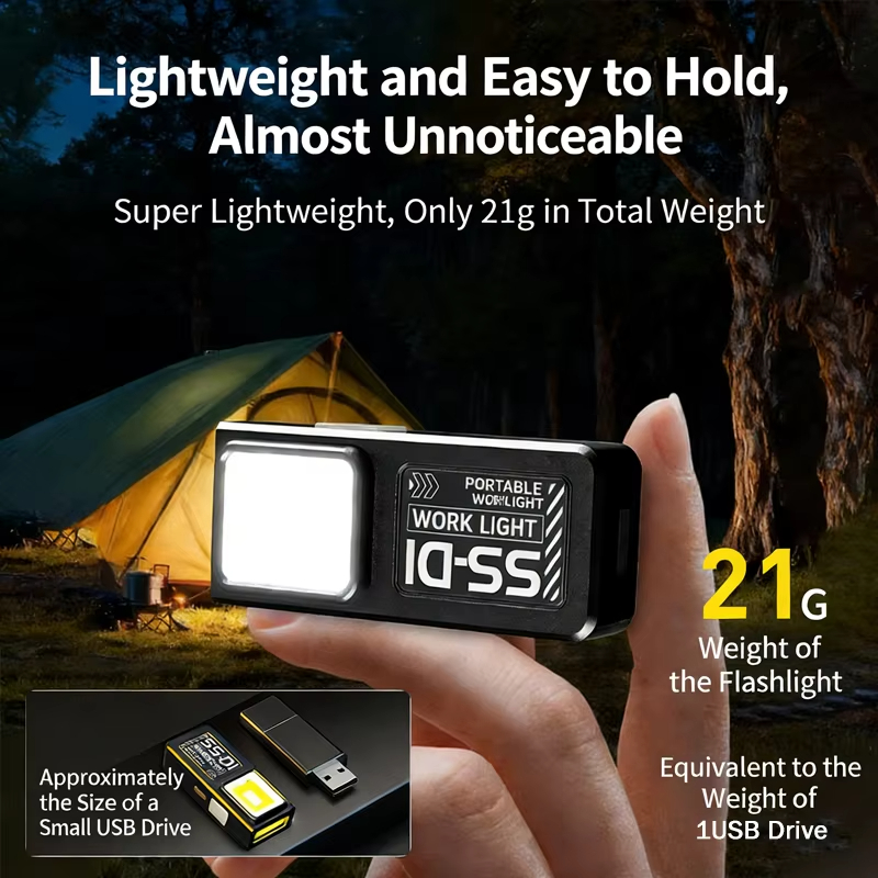 LED COB 손전등 타입 C 충전식 휴대용 미니 토치 - Led Flood Light 리뷰 및 가격