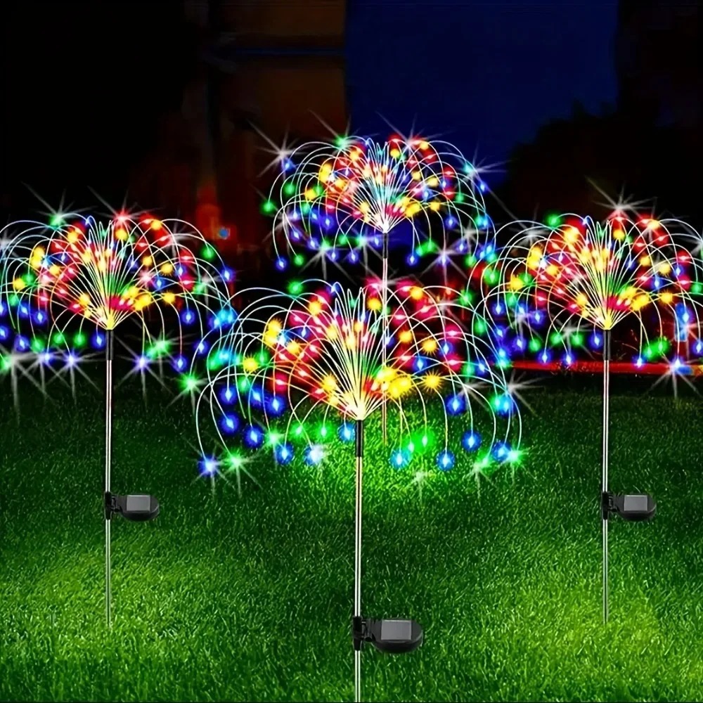 태양광 LED 불꽃놀이 장식등 야외 정원 장식 8가지  - Outdoor Lighting Xmas 리뷰 및 가격