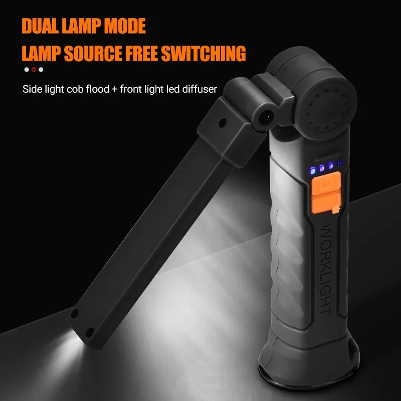 자석 및 후크가 있는 충전식 LED 손전등 작업등, 작 - Outdoor Lighting Panel 리뷰 및 가격