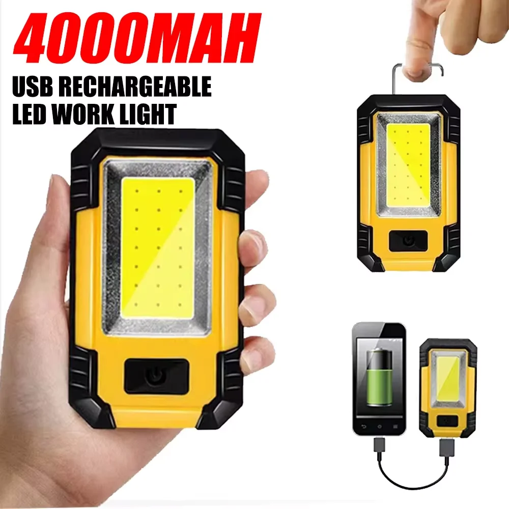 충전식 4000mAh 작업등, 초강력 COB 플래시라이 - Outdoor Lighting Panel 리뷰 및 가격