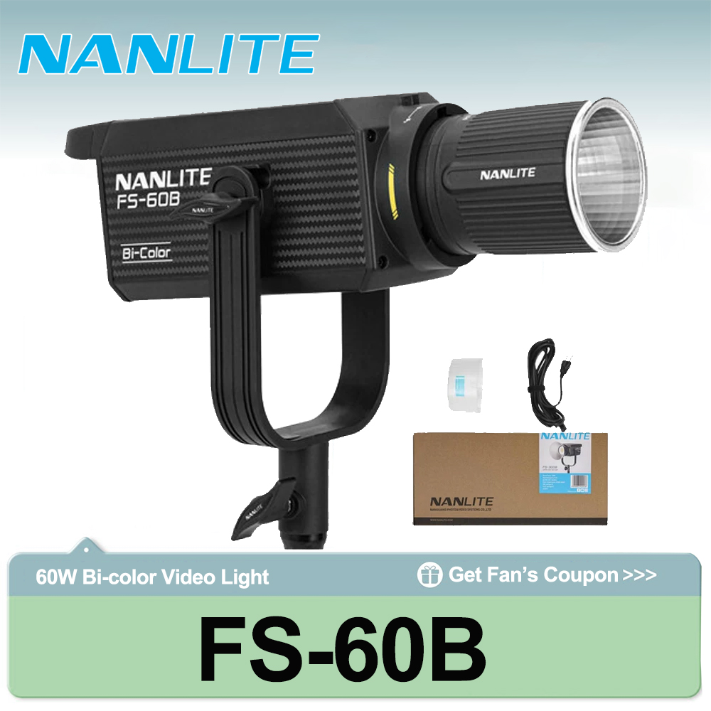 Nanlite FS-60B 70W 바이컬러 스포트라이트 - Outdoor Lighting No Wiring 리뷰 및 가격