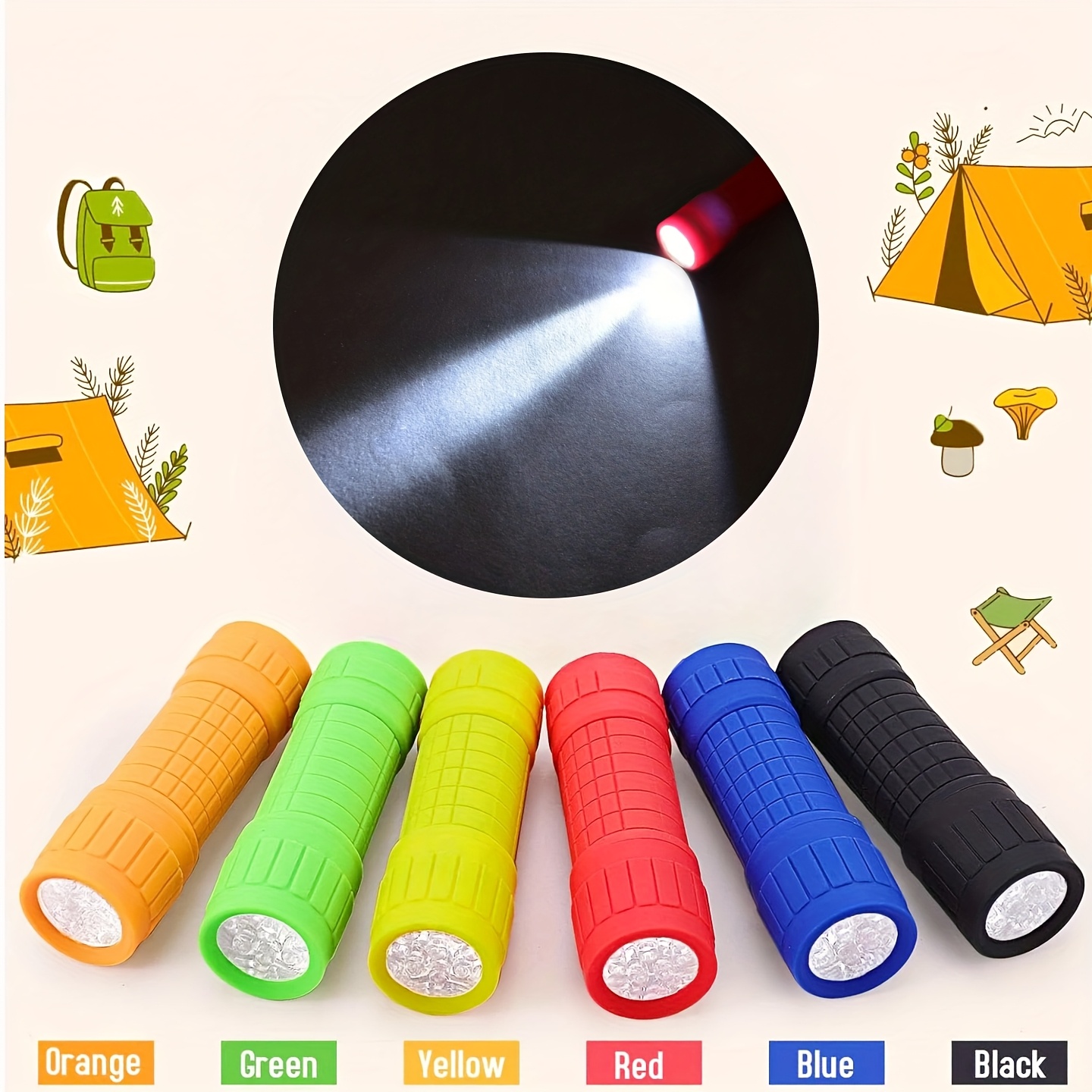 미니 휴대용 손전등 9개의 XPE 램프 비드가 3개의  - Outdoor Lighting Portable 리뷰 및 가격