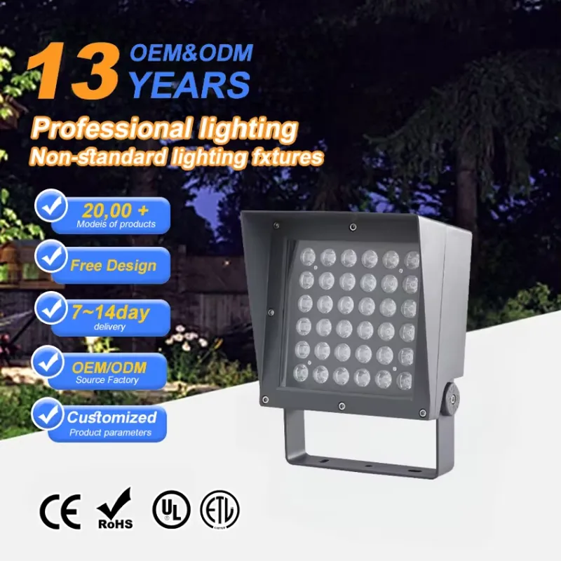 36W 스마트 경기장 LED 투광등 (야외 조경용) 단 - Led Flood Light 리뷰 및 가격