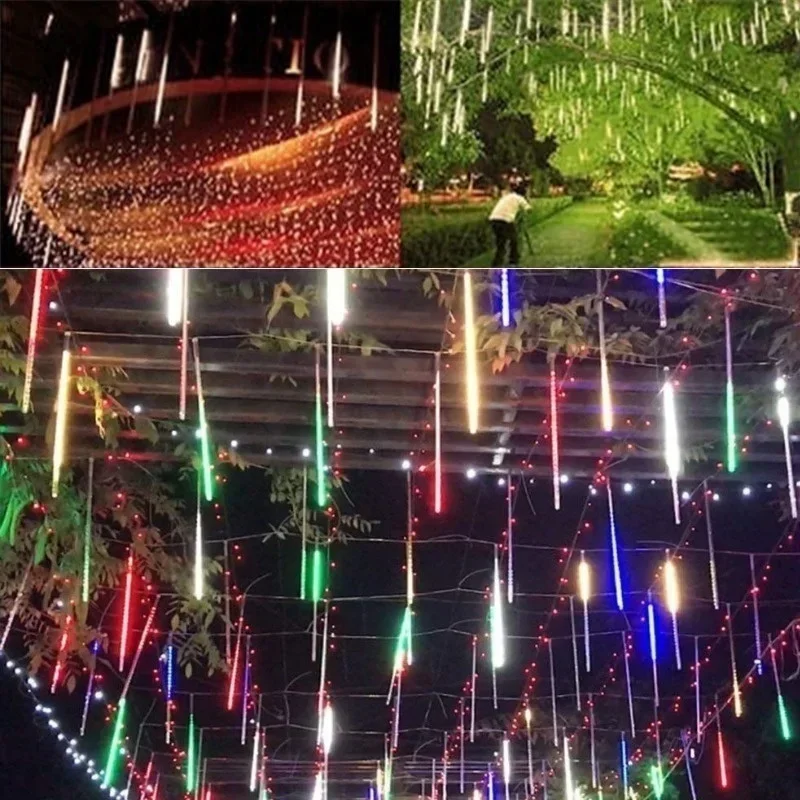 30cm /50cm 방수 유성우 비 8 튜브 LED 문 - Outdoor Lighting Xmas 리뷰 및 가격