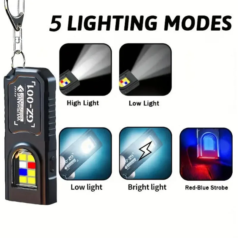 LED 키체인 손전등 타입 C 충전식 550LM 휴대용 - Led Flood Light 리뷰 및 가격