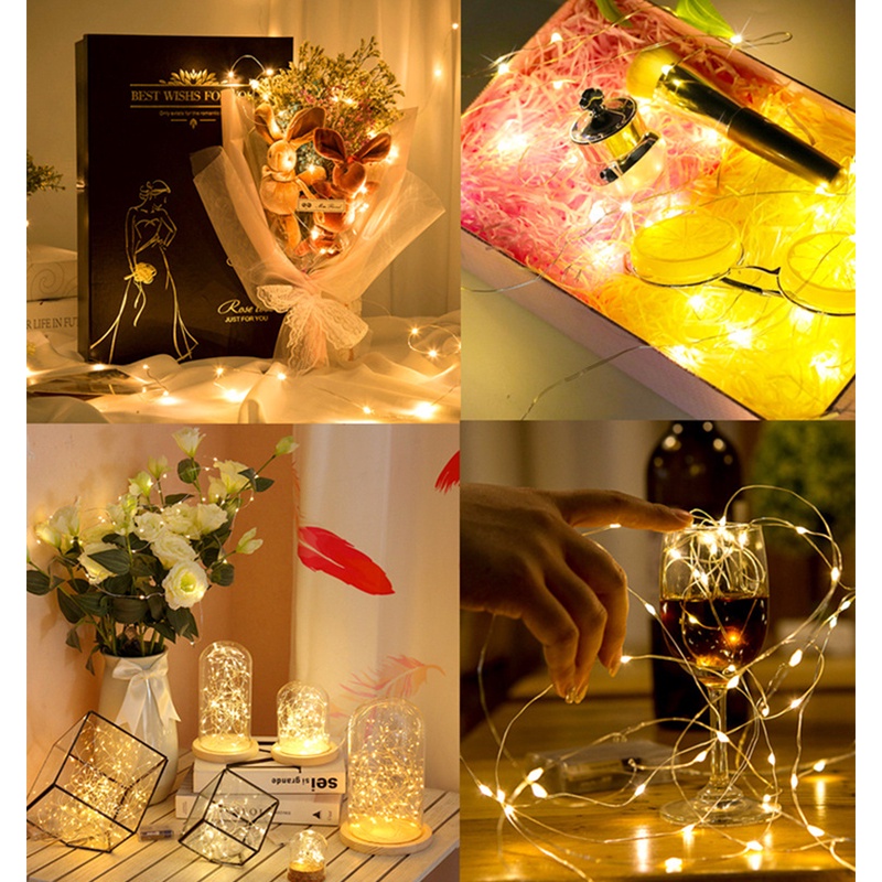 5-30M LED 요정 조명 배터리 운영 구리 와이어  - Outdoor Lighting No Wiring 리뷰 및 가격