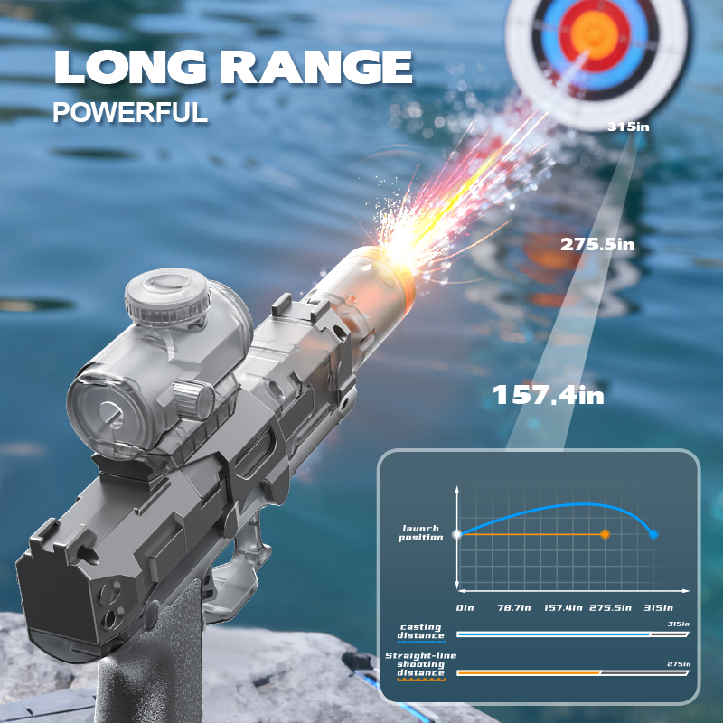 전동 물총 자동 연속 발사 물총 야외 장난감 장거리 사 - Outdoor Lighting The Range 리뷰 및 가격