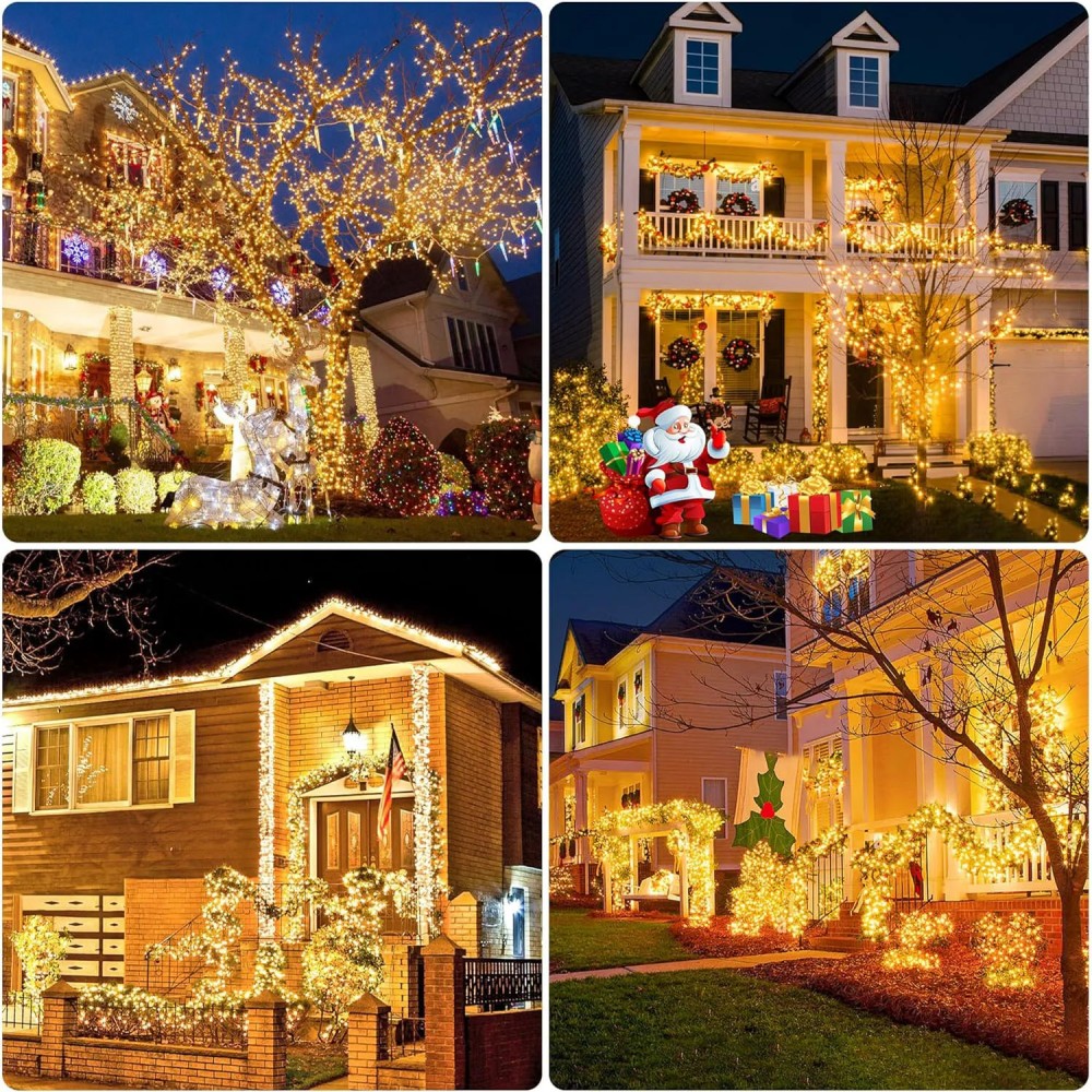 1~4Pcs 태양 문자열 조명 야외 방수 8 모드 요정 - Outdoor Lighting No Wiring 리뷰 및 가격