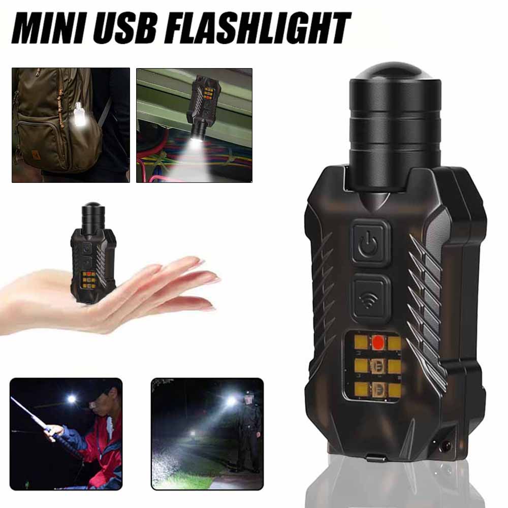 충전식 강력한 EDC 손전등 휴대용 줌 기능 플러드라이 - Led Flood Light 리뷰 및 가격
