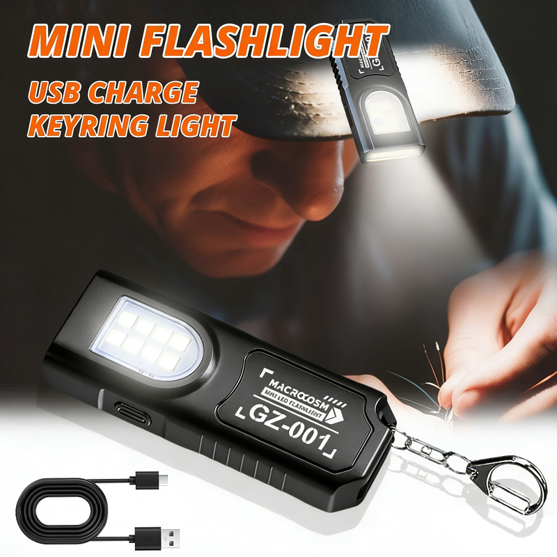 LED 키체인 손전등 타입 C 충전식 550LM 휴대용 - Led Flood Light 리뷰 및 가격
