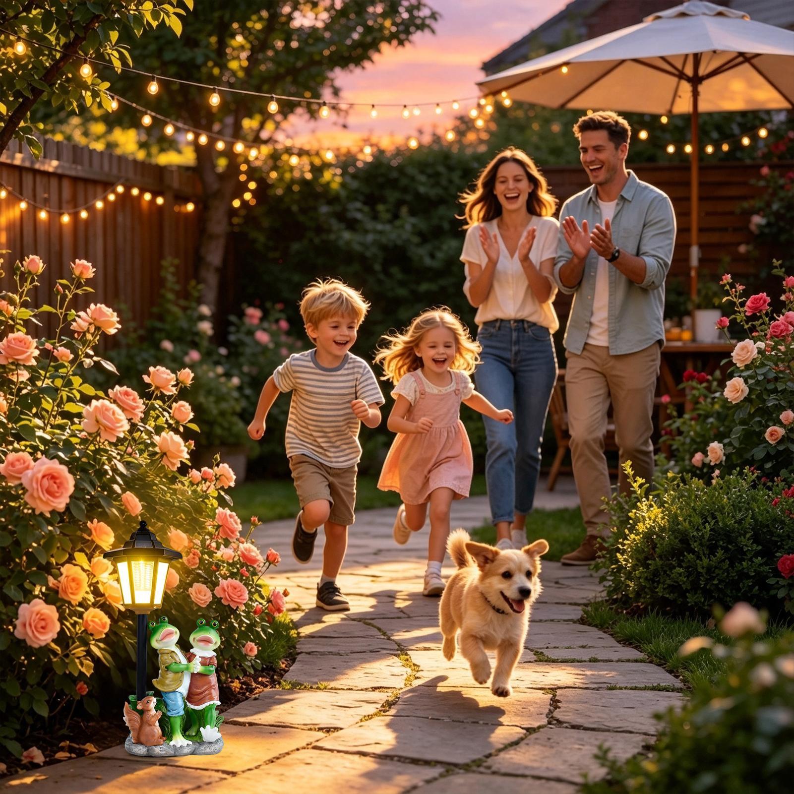 정원 조각상 자동 점등/꺼짐 기능이 있는 레진 조각 조 - Outdoor Lighting Uplight 리뷰 및 가격