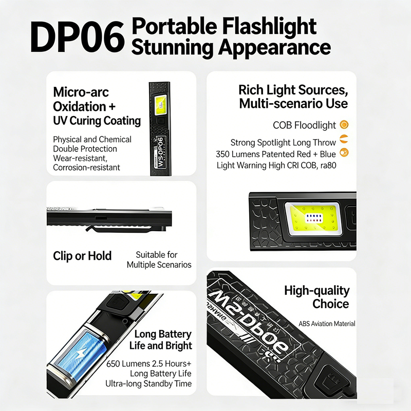 LED COB 손전등 유형 C 충전식 600LM 휴대용 - Led Flood Light 리뷰 및 가격