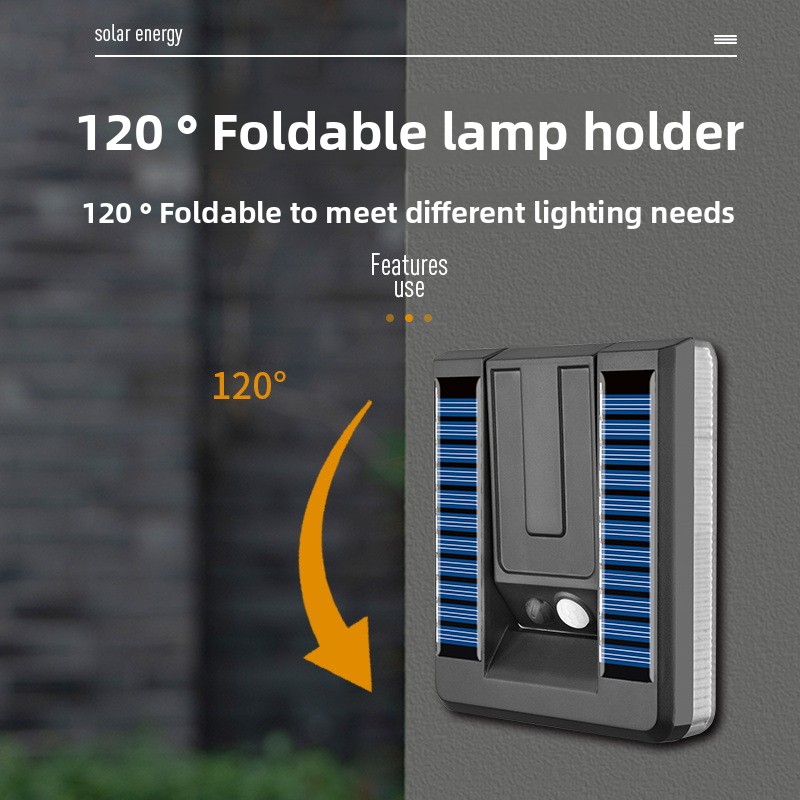 새로운 스마트 야외 접이식 태양 벽 램프 유럽 스타일  - Outdoor Lighting Smart Controller 리뷰 및 가격